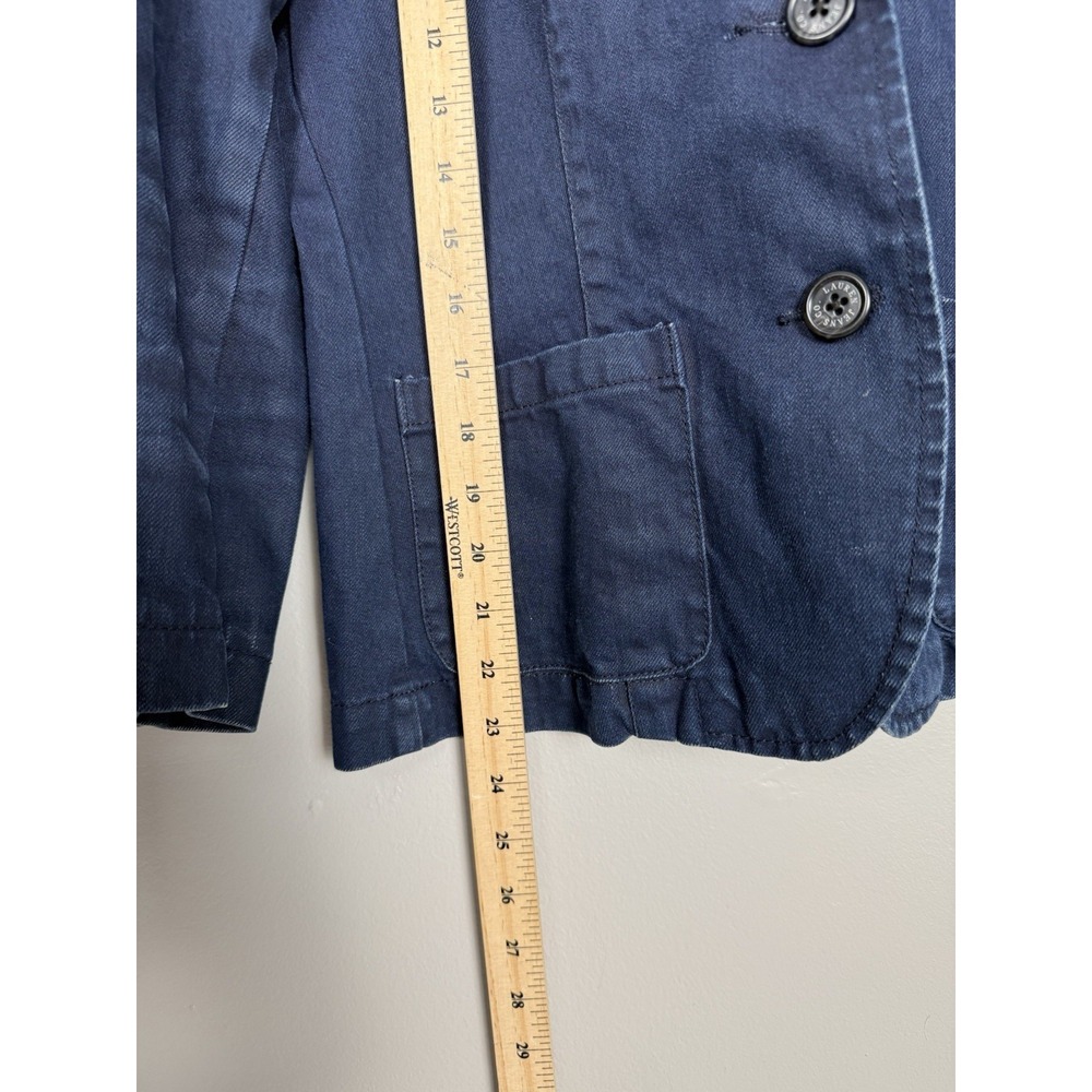 Ralph Lauren‎ Jeans Co Women's M Denim Blazer Jacket Preppy Old Money - Picture 10 of 10